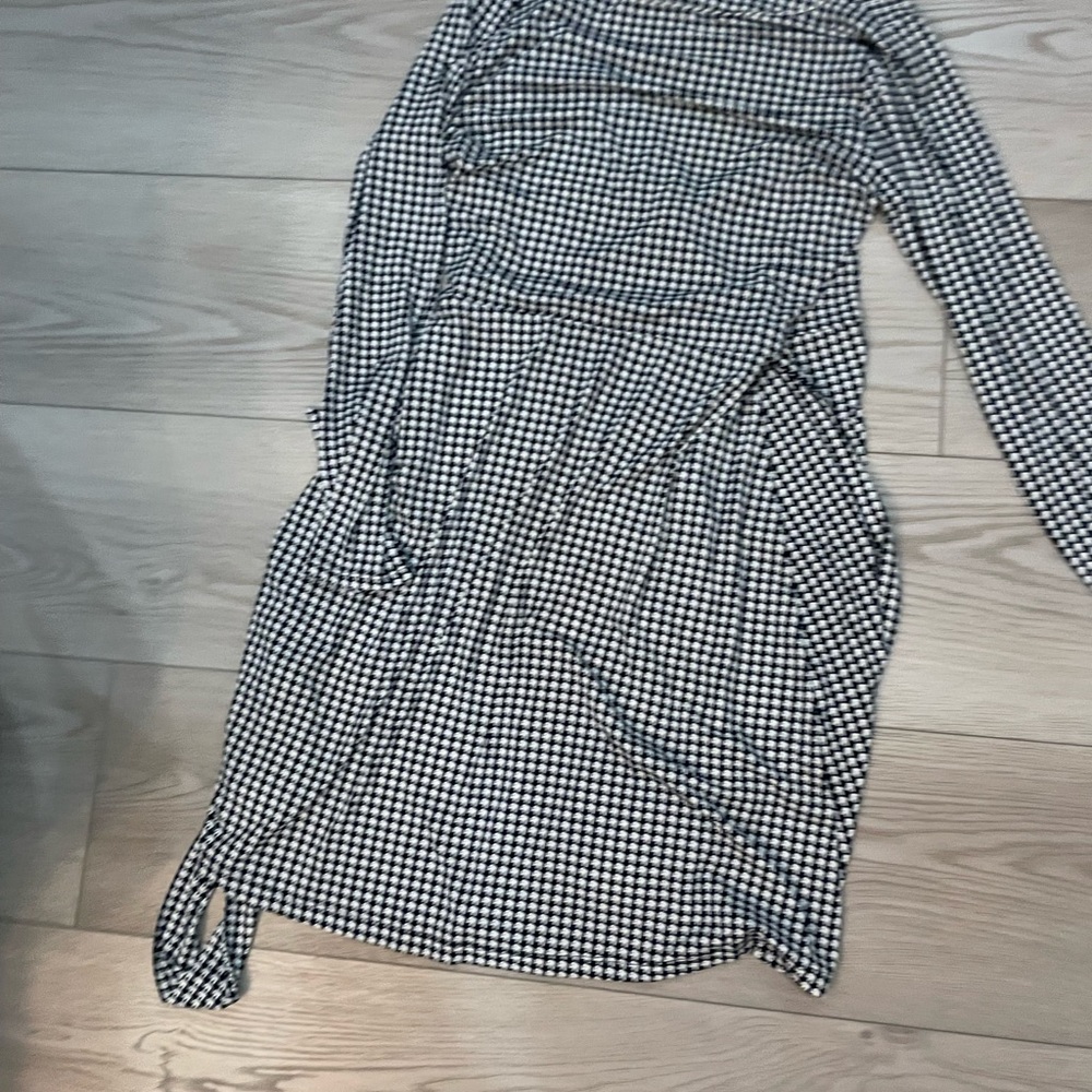 Black and White Checkered Dress